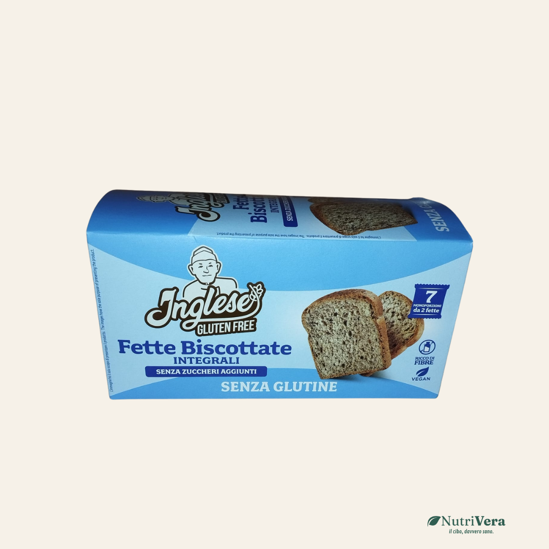 Fette Biscottate Integrali senza glutine – senza zuccheri aggiunti | Inglese