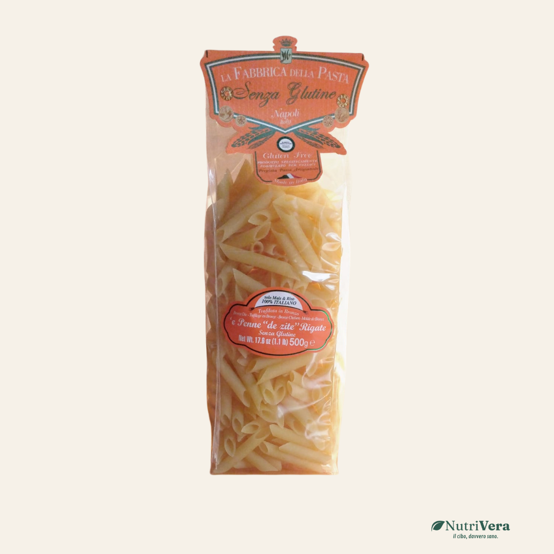 Penne de zite rigate senza glutine – La Fabbrica della Pasta di Gragnano