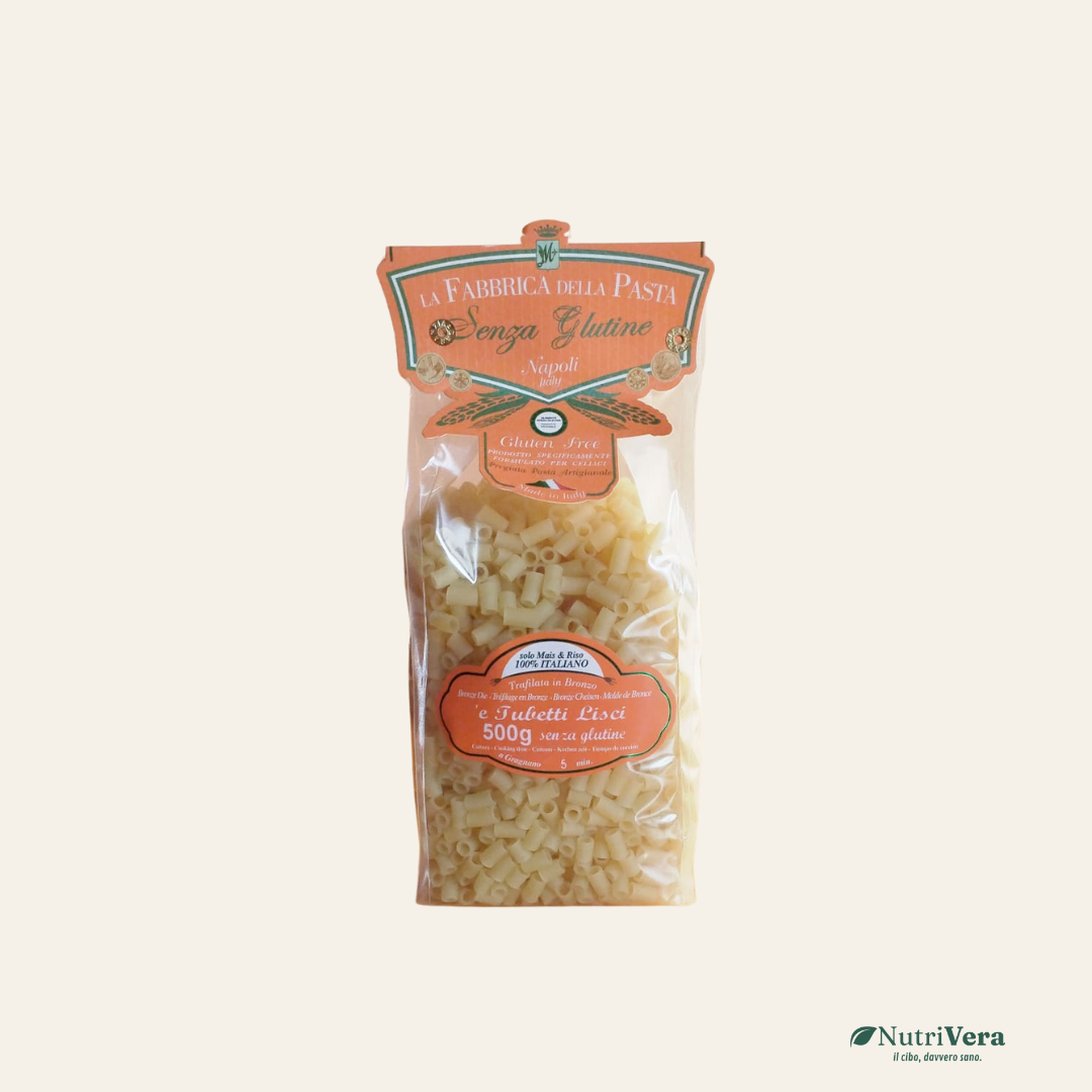 Tubetti lisci senza glutine – La Fabbrica della Pasta di Gragnano