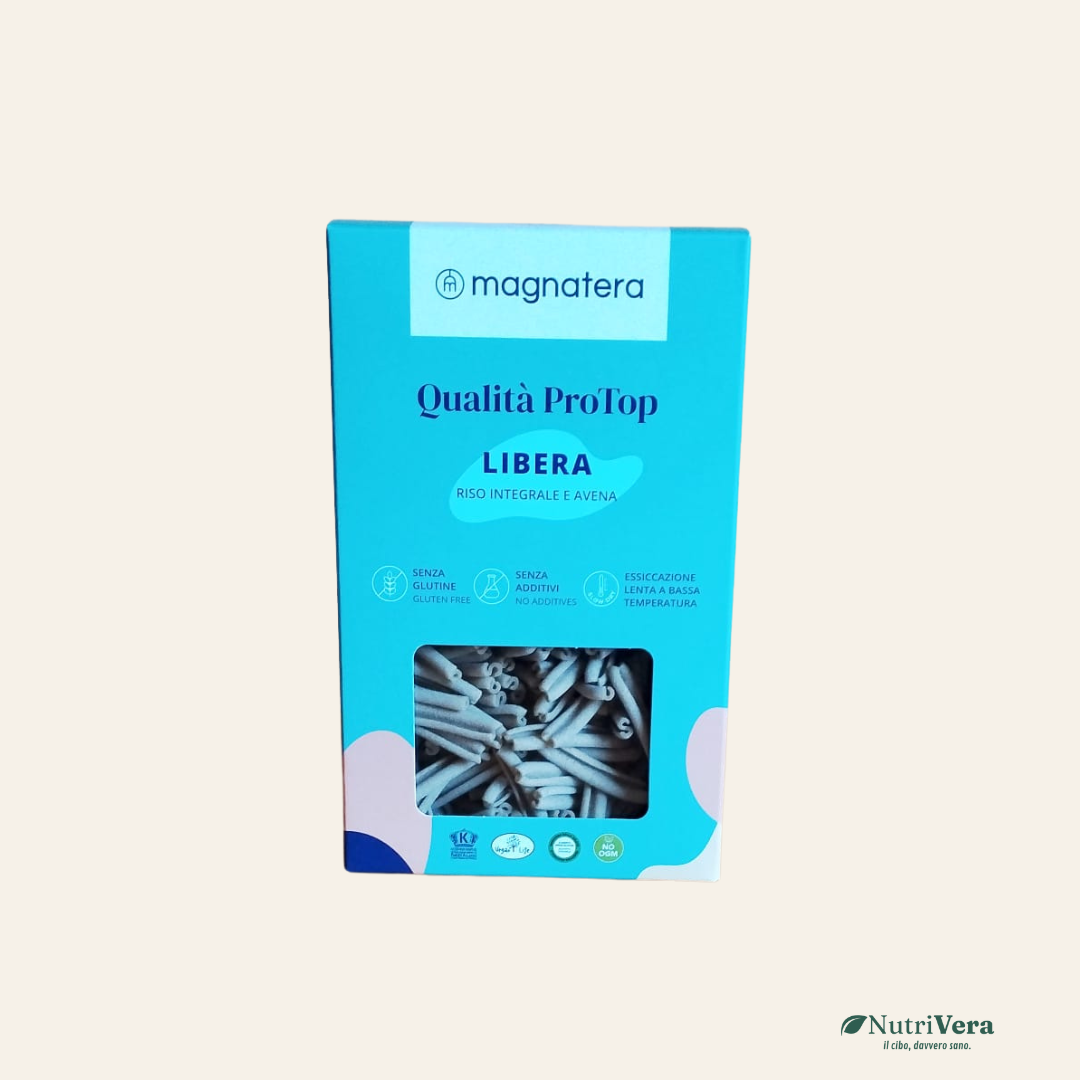 Qualità ProTop Libera – Pasta senza glutine di riso integrale e avena Magnatera